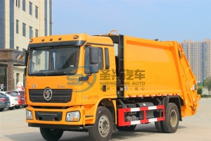 陕汽德龙L3000 12方压缩式垃圾车