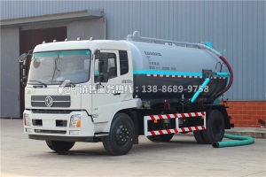 东风天锦单桥吸污车