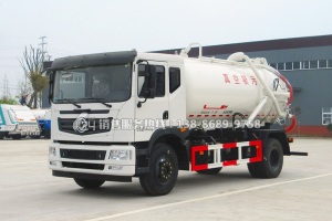 东风T5御虎10吨单桥吸污车