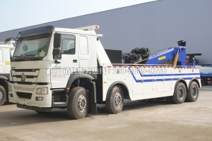 重汽豪沃前四后八拖吊联体型清障车
