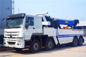 重汽HOWO前四后八旋转吊清障车